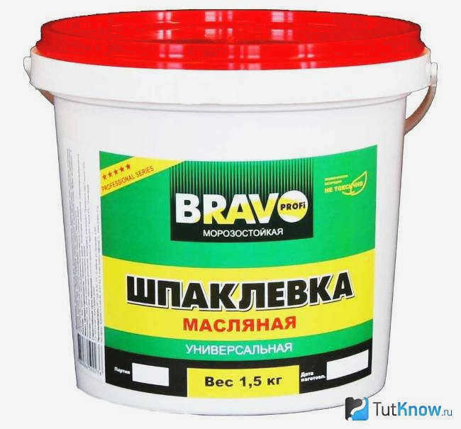 Масляная шпаклевка для универсальных деревянных полов