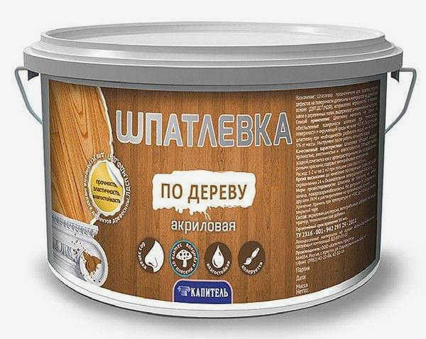 Акриловая шпаклевка для дерева