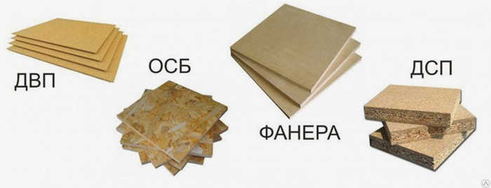 ДСП, древесно-стружечная плита, OSB и фанера
