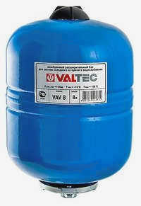 Горизонтальный мембранный бак для хранения воды VALTEC