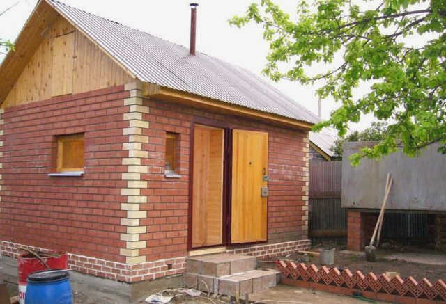 Кирпичная баня