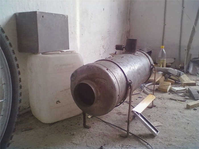 Самодельная печь из газового котла