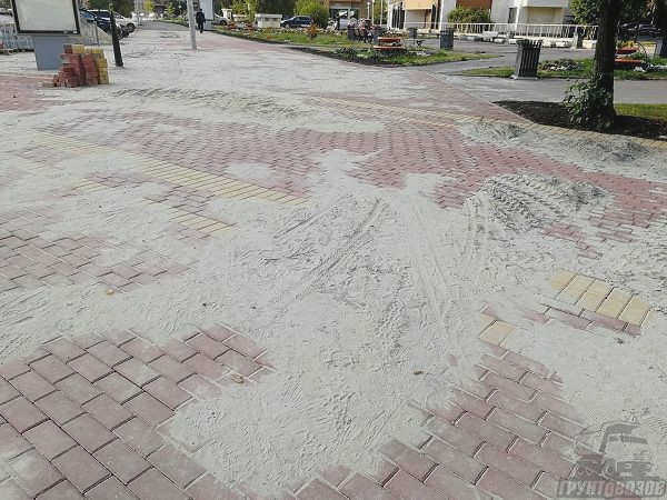 Песок для тротуарной плитки