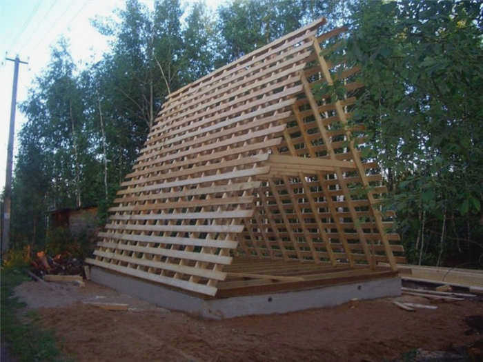 Сборка каркаса бытовки