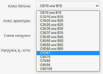 Схема армирования