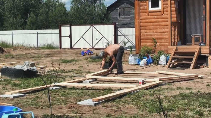 Беседки за 1 день из реек и беседка из ондулина