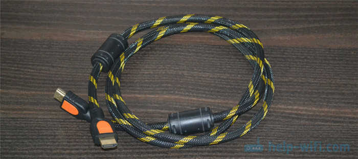 HDMI-кабель для подключения телевизора к ПК