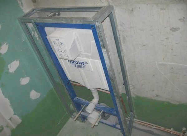  установка унитаза
