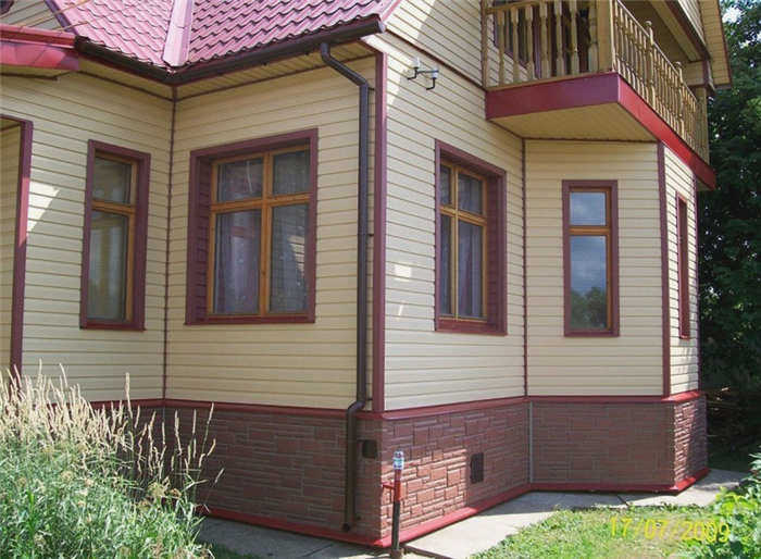 Сайдинг на каркасном доме