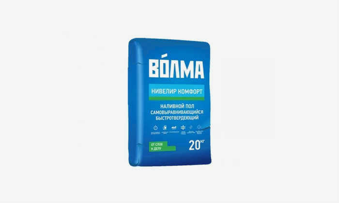 Самовыравнивающийся пол Волма Нивелир Комфорт - для ванных комнат и туалетов