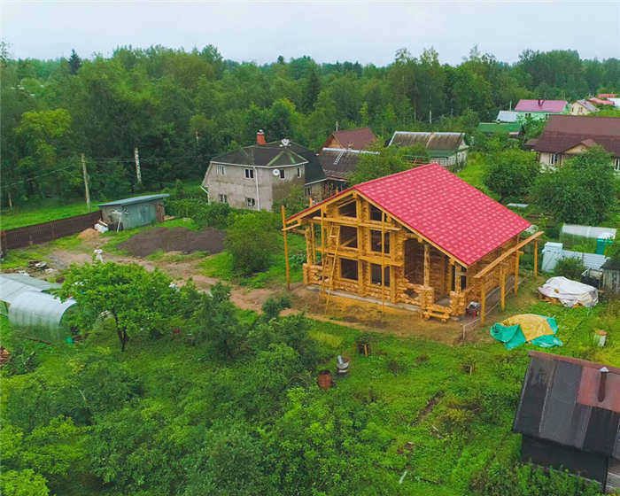 Расположение - Каркасный дом на участке